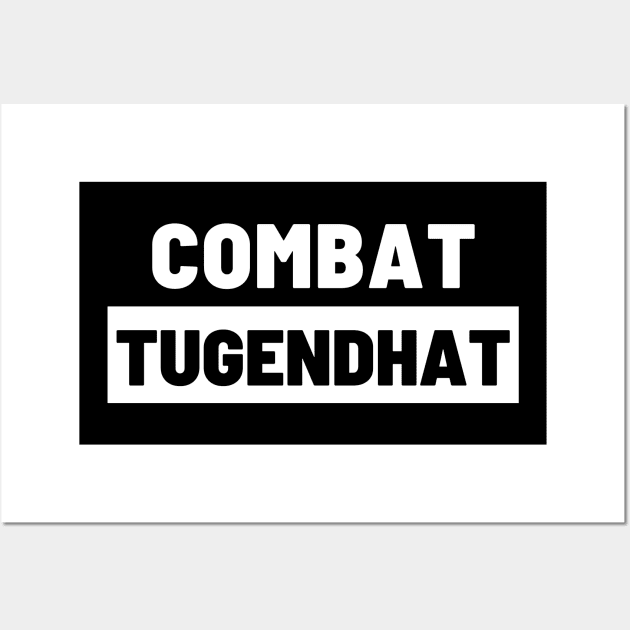 Political T-Shirts UK - Combat Tugendhat Wall Art by Never Mind The Bedsocks